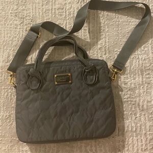 Marc By Marc Jacobs Workwear Laptop Bag Padded Grey Large 13” Quilted